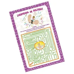 Juego Despedida Soltera Laberinto