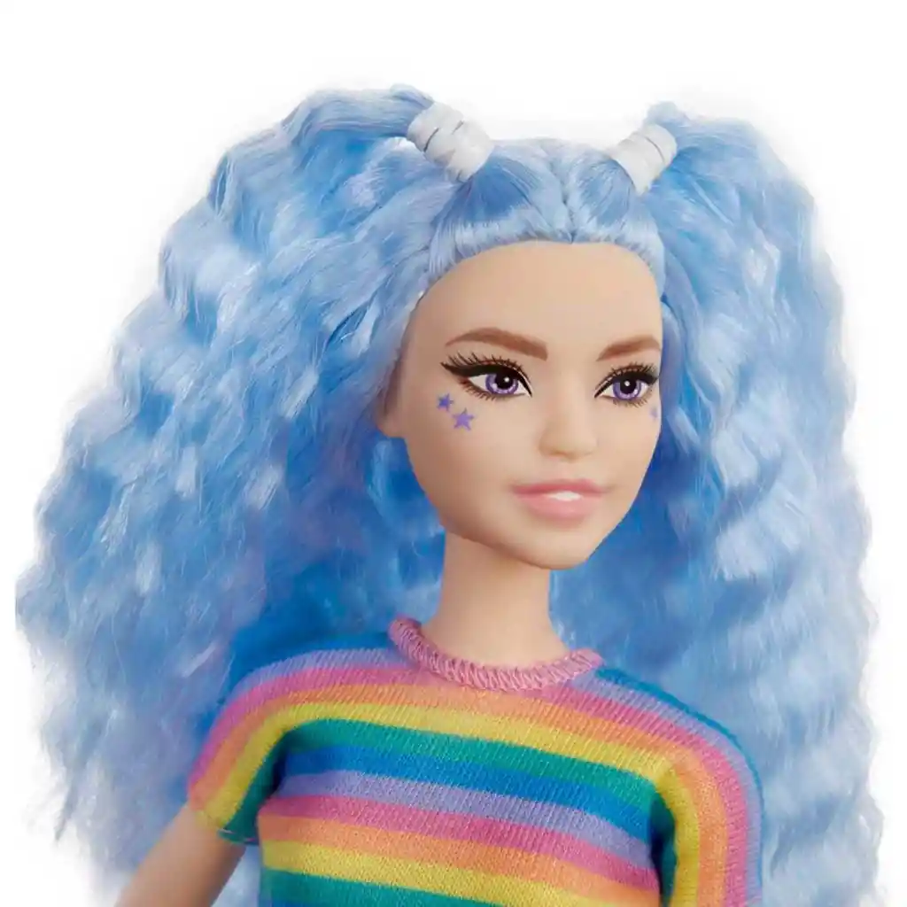 Barbie Muñeca Fashionista Cabello Ondulado