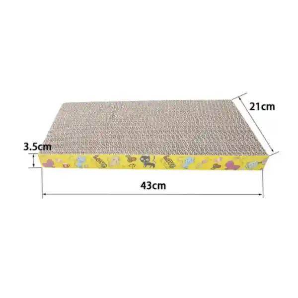 Urban Pet Rasgador Carton Plano Rectangular 43 x 21 cm