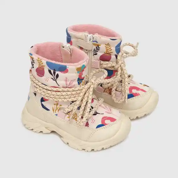 Botas Cierre Frozen Para Niña Blanca Talla 26 Colloky