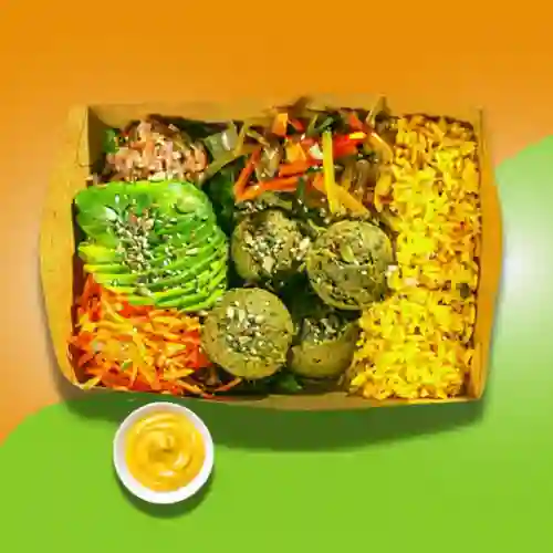 Super Bowl de Hummus de Albahaca