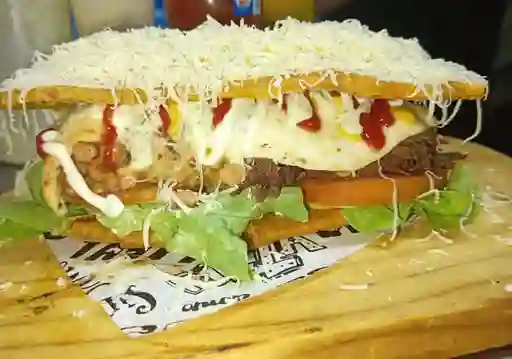 Patacon con Dos Proteinas