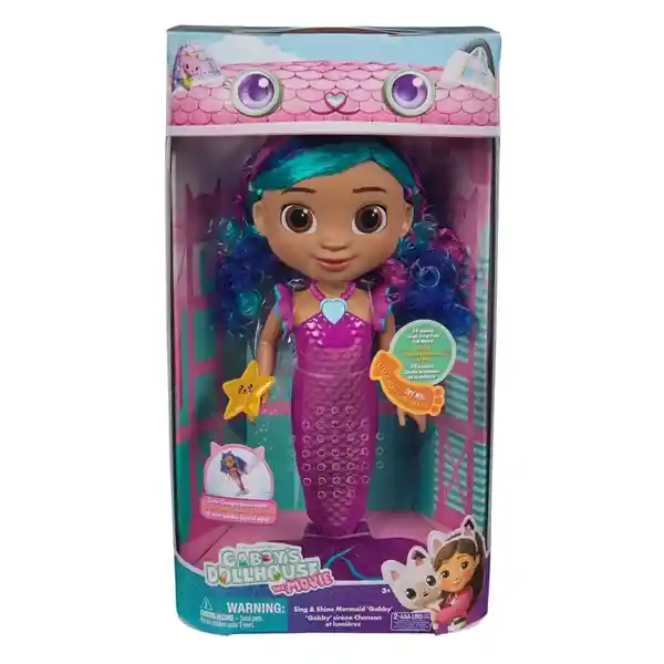 Gabby Doll Muñeca Peli Sirena Sonido