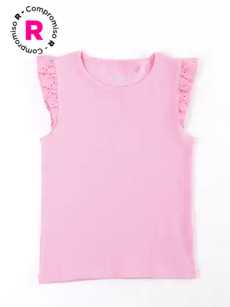 Harvest Polera Sin Manga Ribn Es Rosa 8 V26