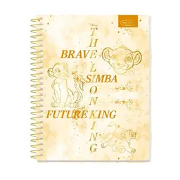 Artel Cuaderno Especial 150 Hojas Rey León Gold