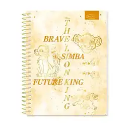 Artel Cuaderno Especial 150 Hojas Rey León Gold