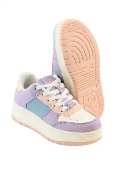 Zapatillas Urbana Cordón W24 Niña Lila 32 906 Ficcus