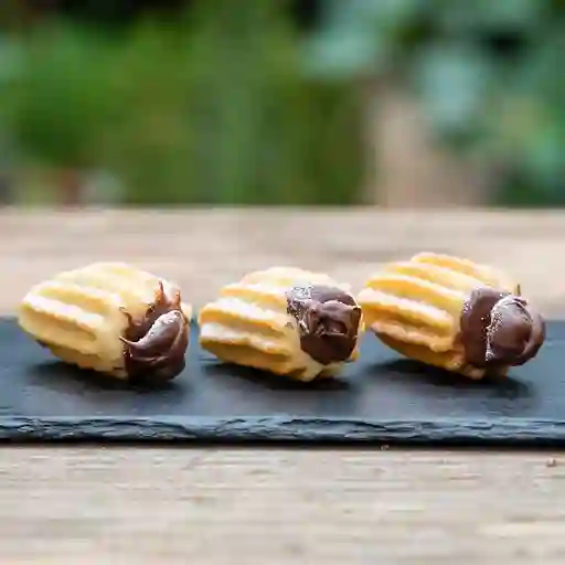 Mini Churros Rellenos con Nutella
