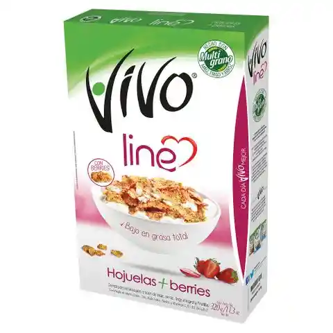 Vivo Cereal Line Hojuelas con Berries sin Azúcar