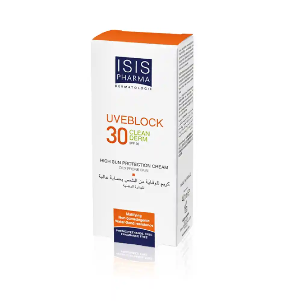 Uveblock: Protector Solar F30+ Clean Derm