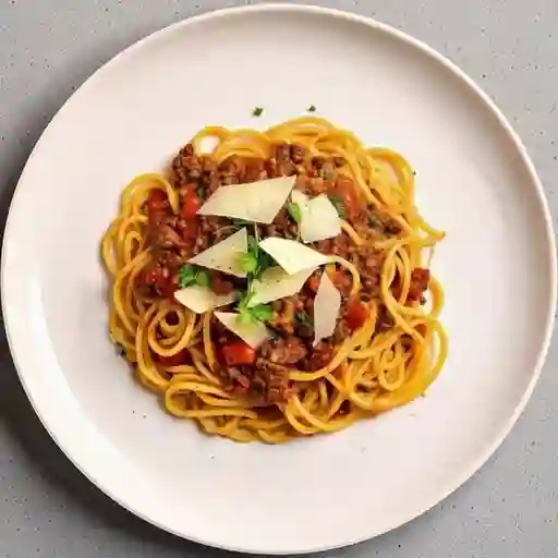 Spaghetti Con Mechada