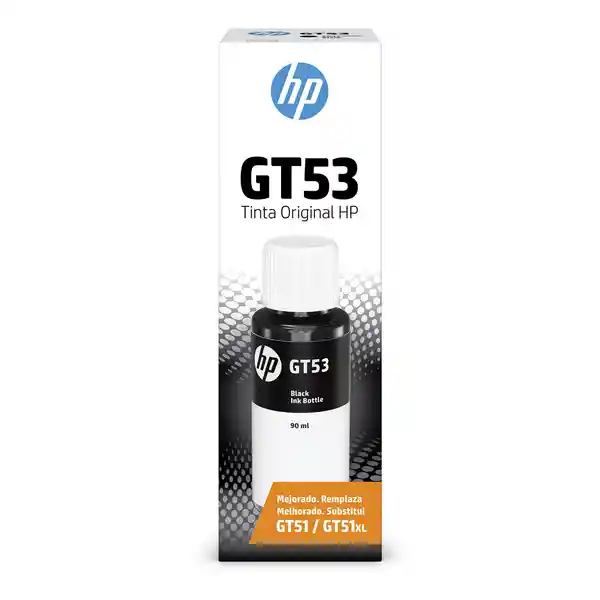 Hp Tinta Gt53 90ml Black Original Ink Bottle