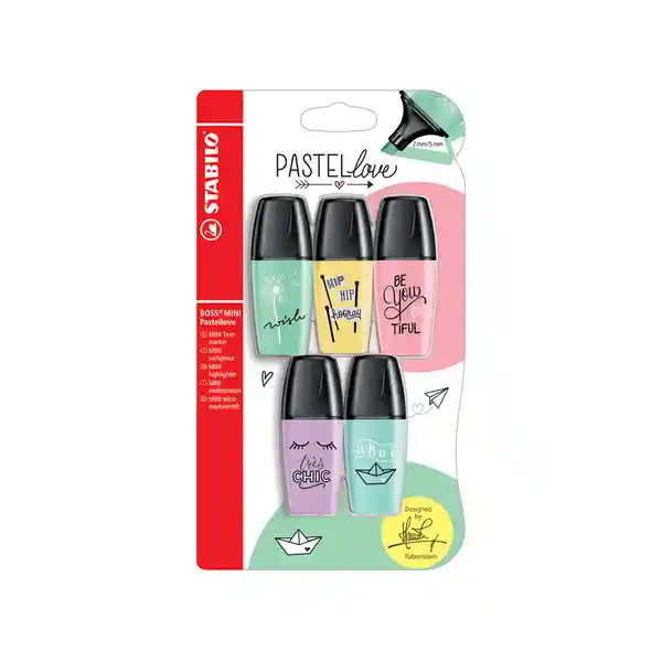 Stabilo Boss Resaltador Mini Pastel Blíster