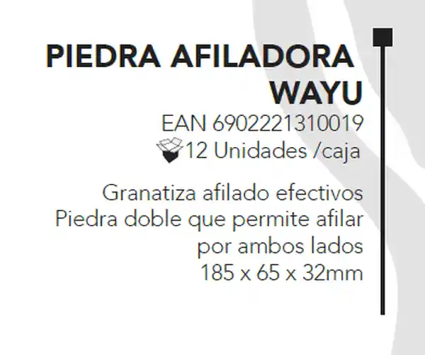 Wayu Piedra Afiladora