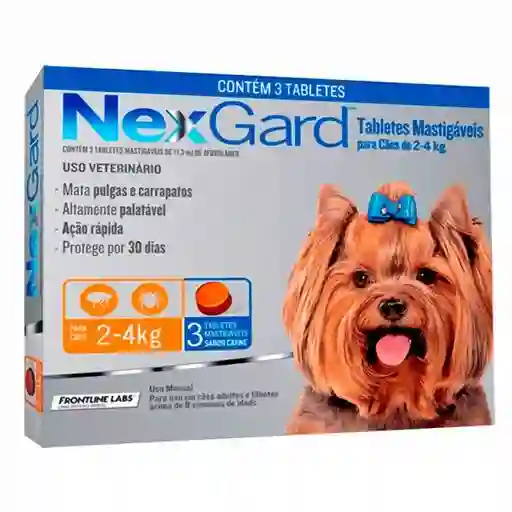 Nexgard Antiparasitario 2-4 Kg