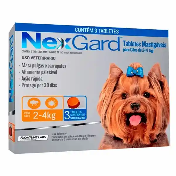 Nexgard Antiparasitario 2-4 Kg