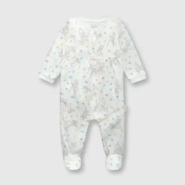 Osito Bambi de Bebé Niña Off White Talla 6/9M Colloky