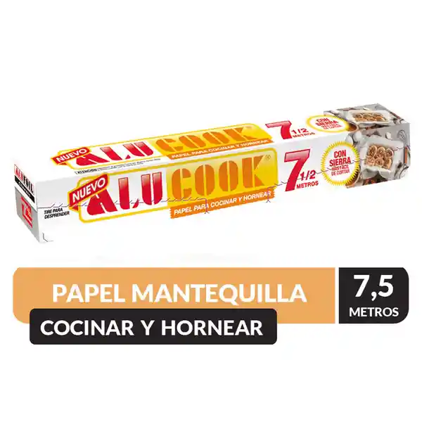 Alusa Papel Para Cocinar y Hornear Alupaper 7 m