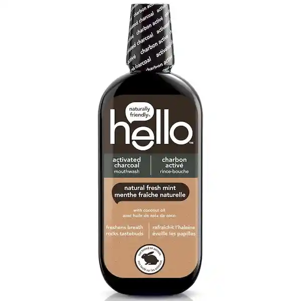 Hello Enjuague Bucal Carbón