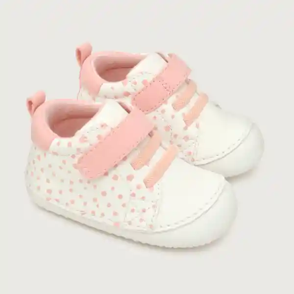 Zapatillas de Bebé Niña Blanco Talla 19 Opaline