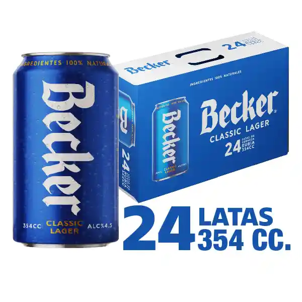 Becker Estilo Lager 24 x 354 cc