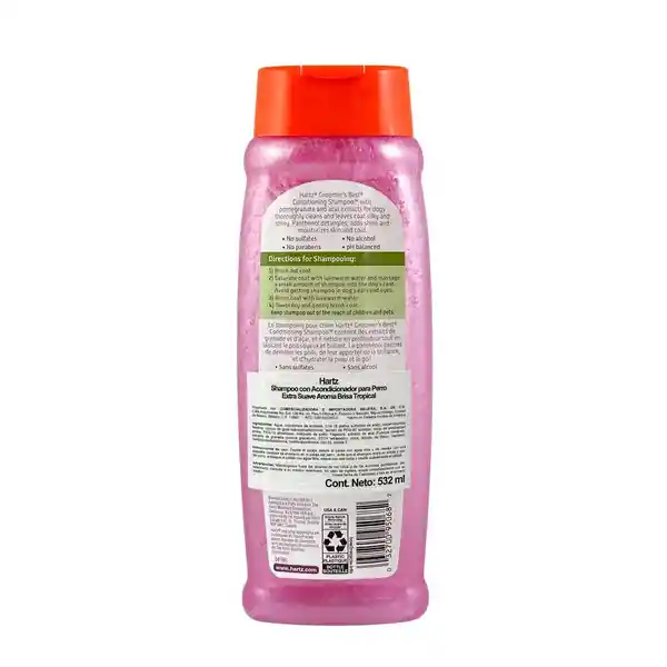 Hartz Shampoo Con Acondicionador 532 mL