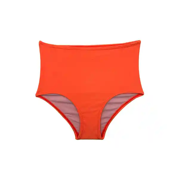 Bikini Calzón Pin up Clásico Coral Talla S Samia