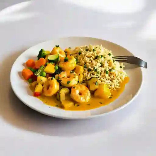 Curry Amarillo De Camaron