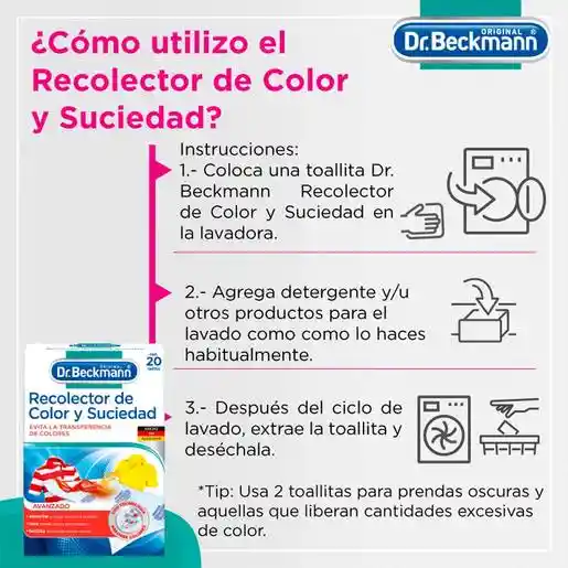 Dr Beckmann Recolector Color Y Suciedad