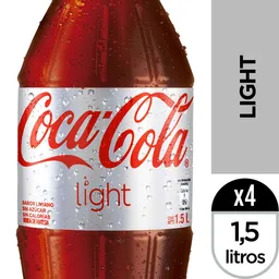 Coca-Cola Light Sabor Liviano 1,5 Lt Multipack X 4