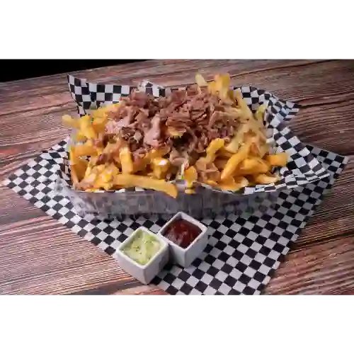 Papas Queso Cheddar y Tocino (gig)