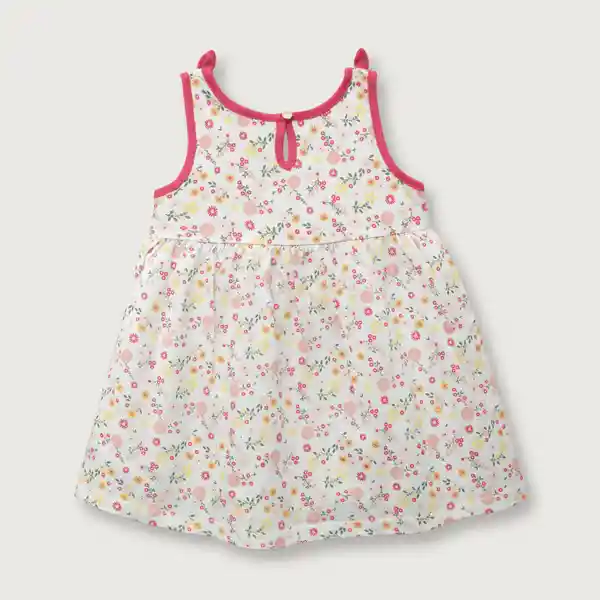 Vestido Moños Esencial Frutilla de Niña Talla 6M Opaline