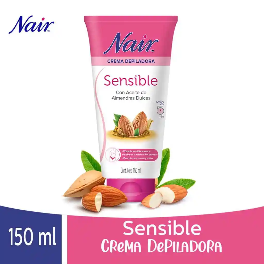 Nair Crema Depilatoria para Piel Sensible