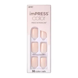 Kiss Impress Uñas Postizas Point Pink KIMC001