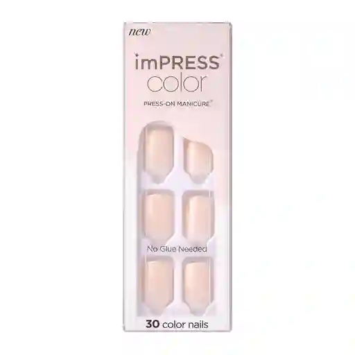 Kiss Impress Uñas Postizas Point Pink KIMC001