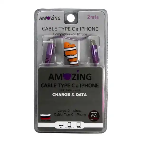 Cable Tipo-C iPhone 2 m + Protector