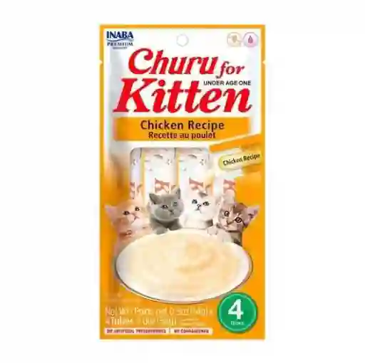 Inaba Churu Alimento Húmedo For Kitten Pollo Gato