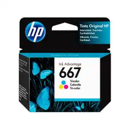  Hp Cartucho De Toner Para Impresora Tono Tricolor 667 
 