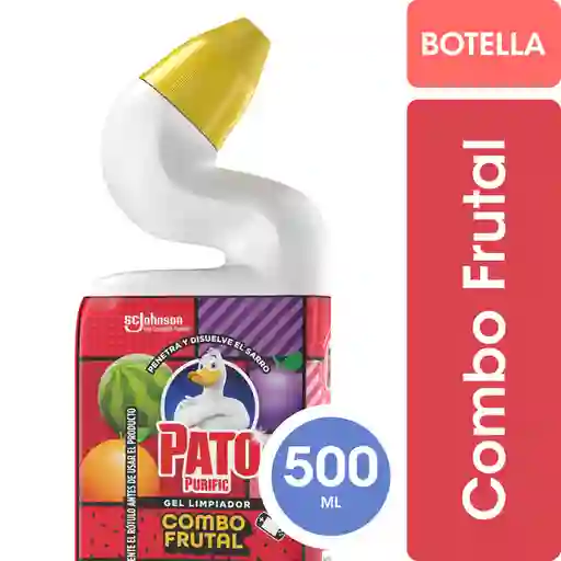 Gel Limpiador Inodoros Pato Flores Lunares 500ml