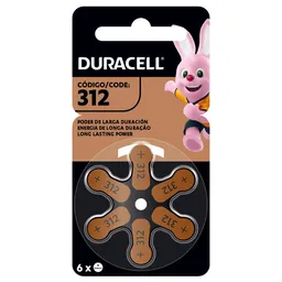 Duracell Pila Auditiva Tamaño 312 Blister