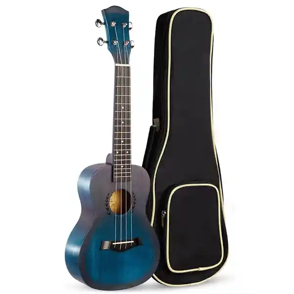 Alaguez Ukelele Concierto Blueburst Con Bolso 23P