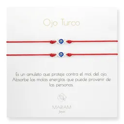 Pack Madre e Hijo Pulsera Mini Ojo Turco Silver