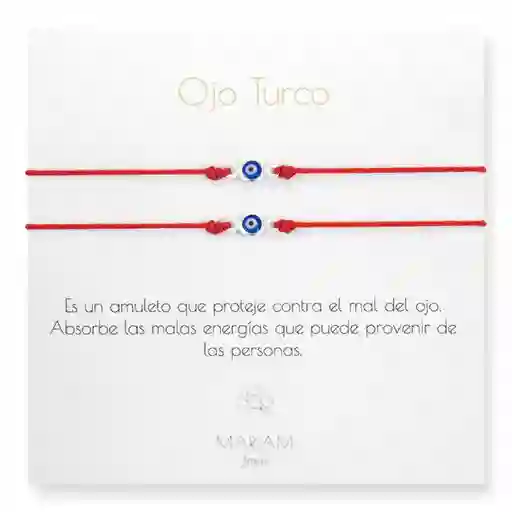 Pack Madre e Hijo Pulsera Mini Ojo Turco Silver