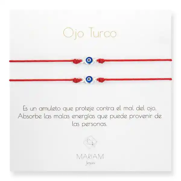 Pack Madre e Hijo Pulsera Mini Ojo Turco Silver