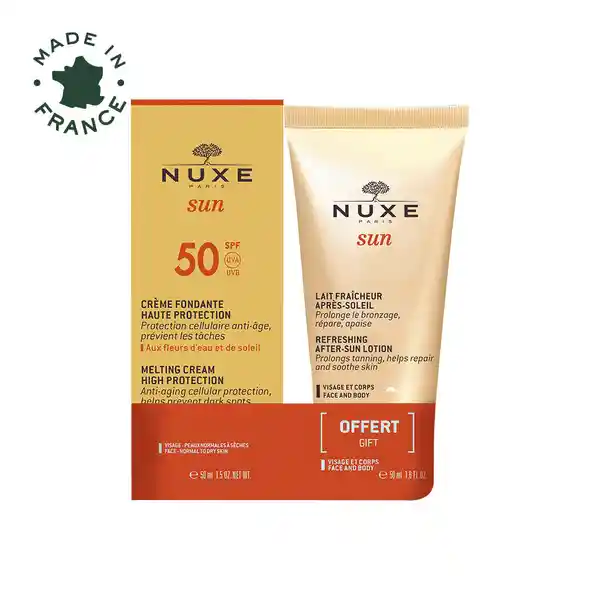 Nuxe Set Sun Face Cream Spf + After Sun