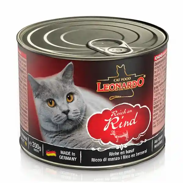 Leonardo Alimento Húmedo Para Gatos Ternera