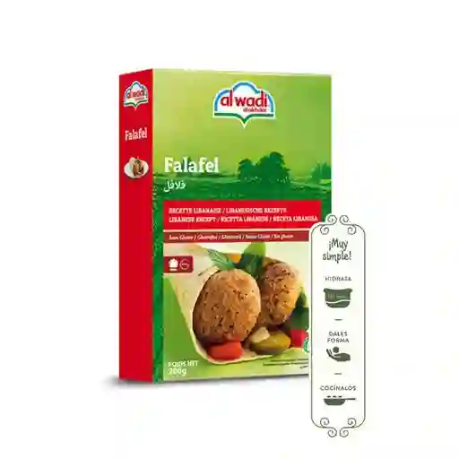 Alwadi Falafel Mezcla Lista Para Hidratar y Cocinar