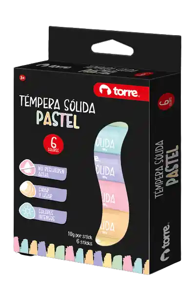 Témpera Sólida Pastel Torre