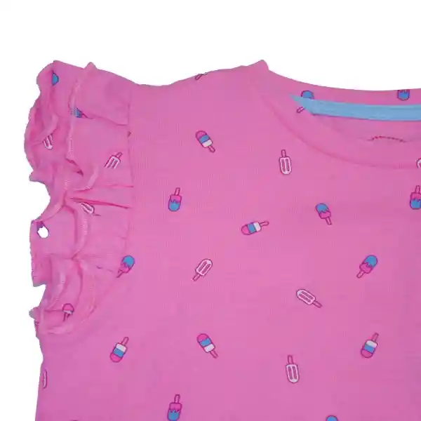 Polera Niña Rosado Pillin 6 a