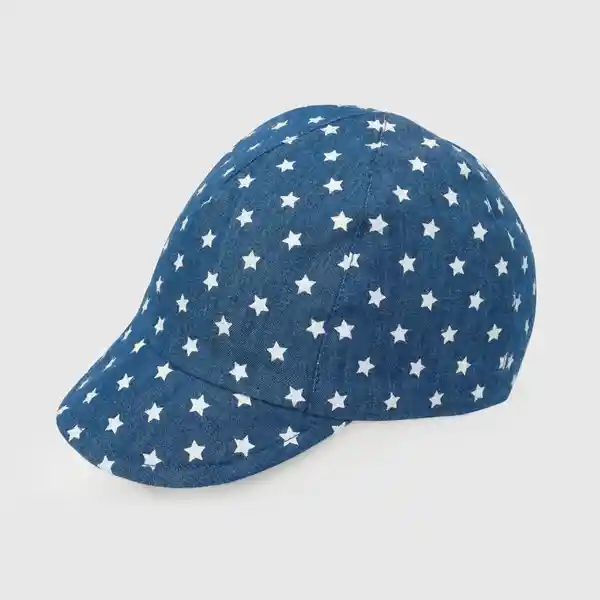Colloky Gorra Jockey Lunares de Niña Azul Talla M